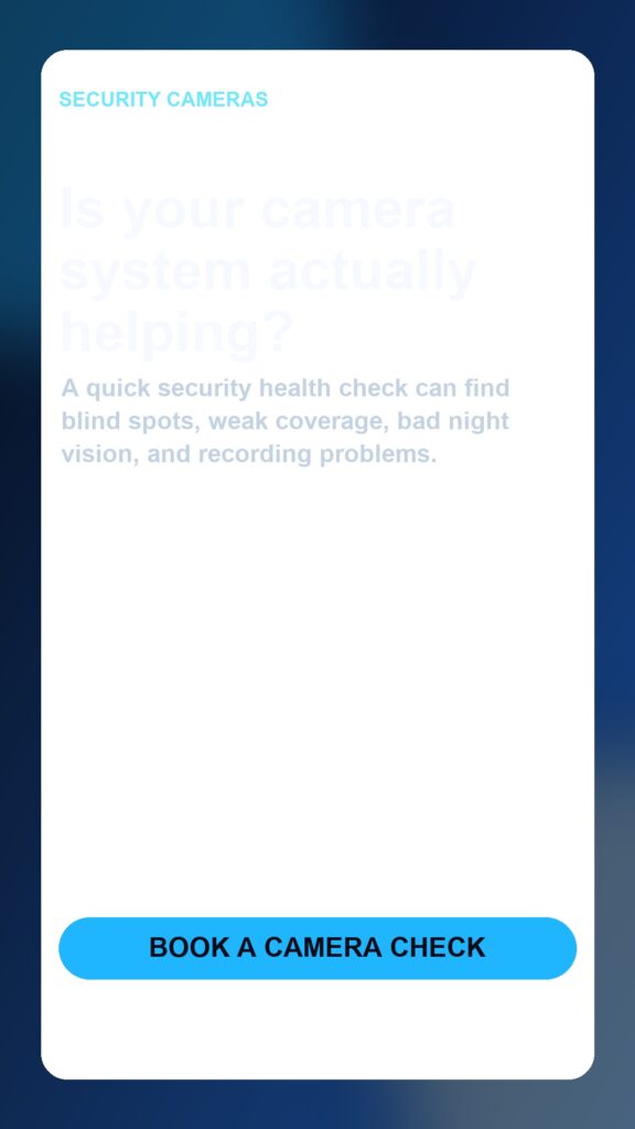 Security Camera Health Check Reel