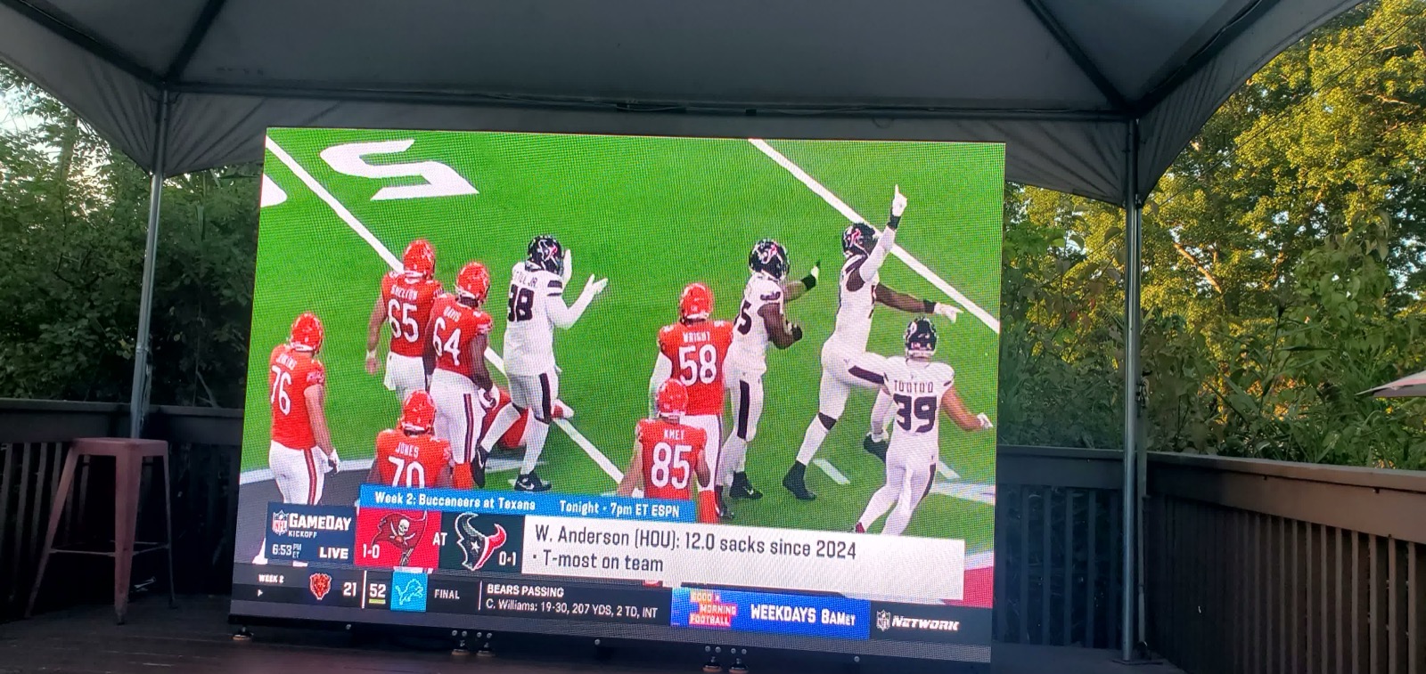 Outdoor events need a screen people can actually see.