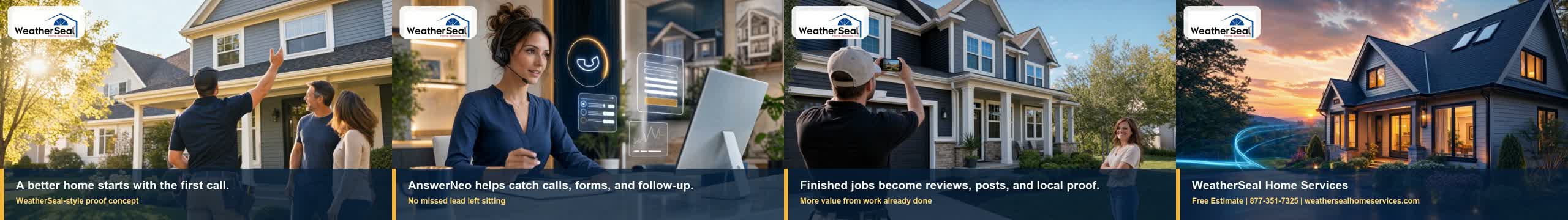 WeatherSeal commercial contact sheet