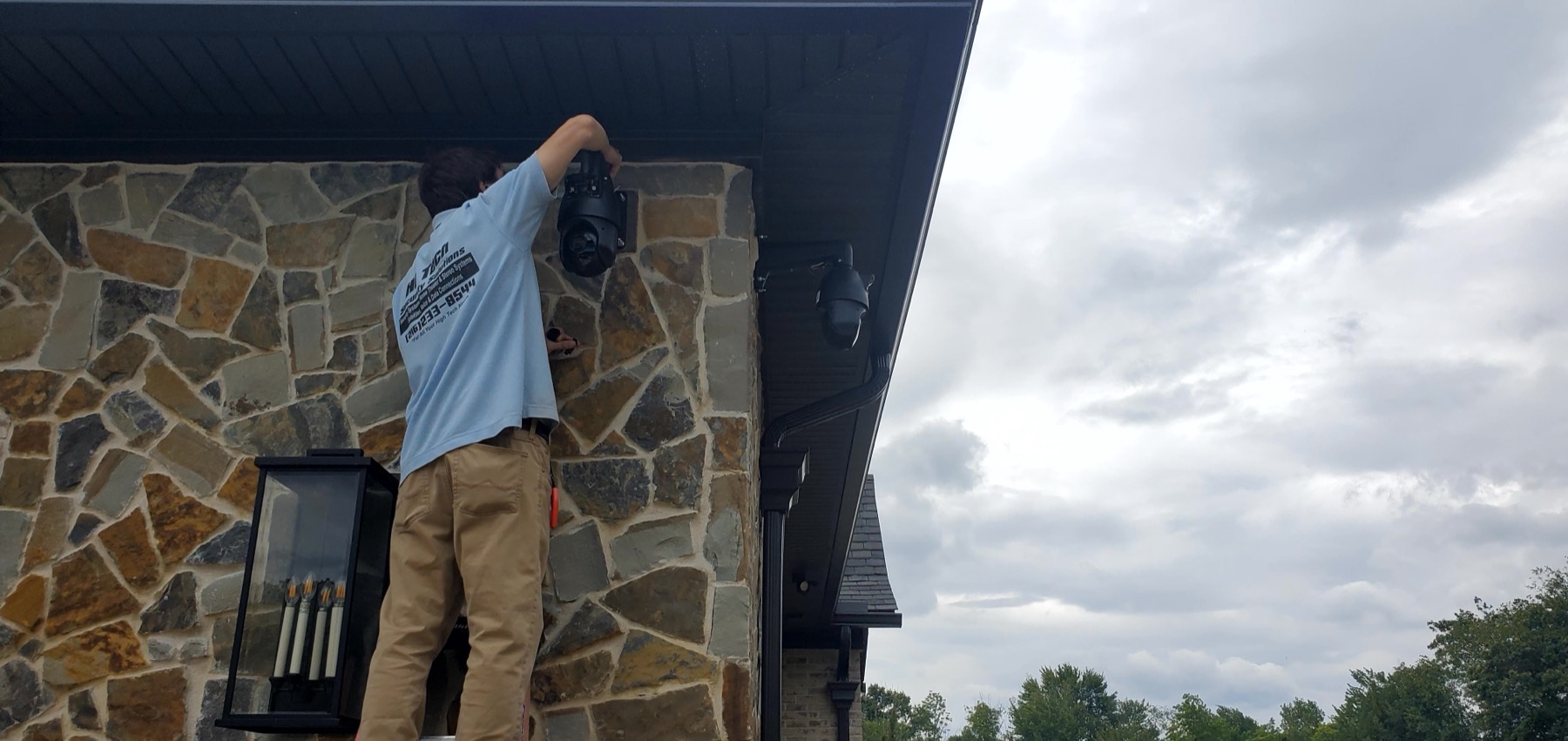 PTZ camera install - finished angle thumbnail