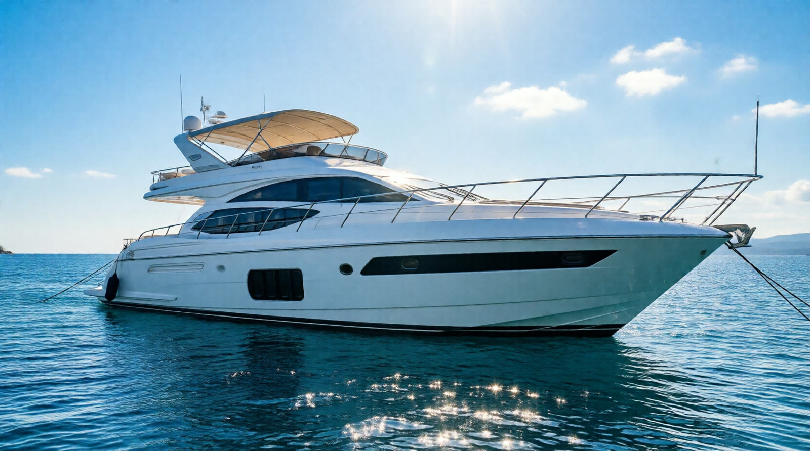Azure Pearl in daylight